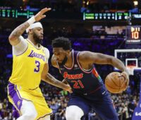 Lakers Unable to Complete Comeback Against 76ers